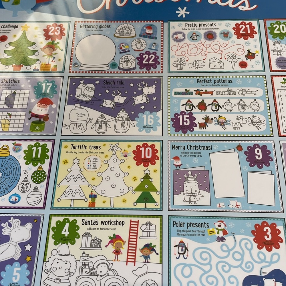 Countdown To Christmas, 24 Days of Awesome Advent Activities For Kids NEW - Picture 4 of 5